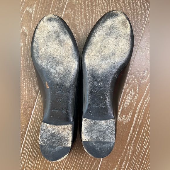 LOUIS VUITTON black flats size 38 - Picture 4 of 13